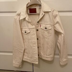 Levi’s White Boyfriend Jacket XS